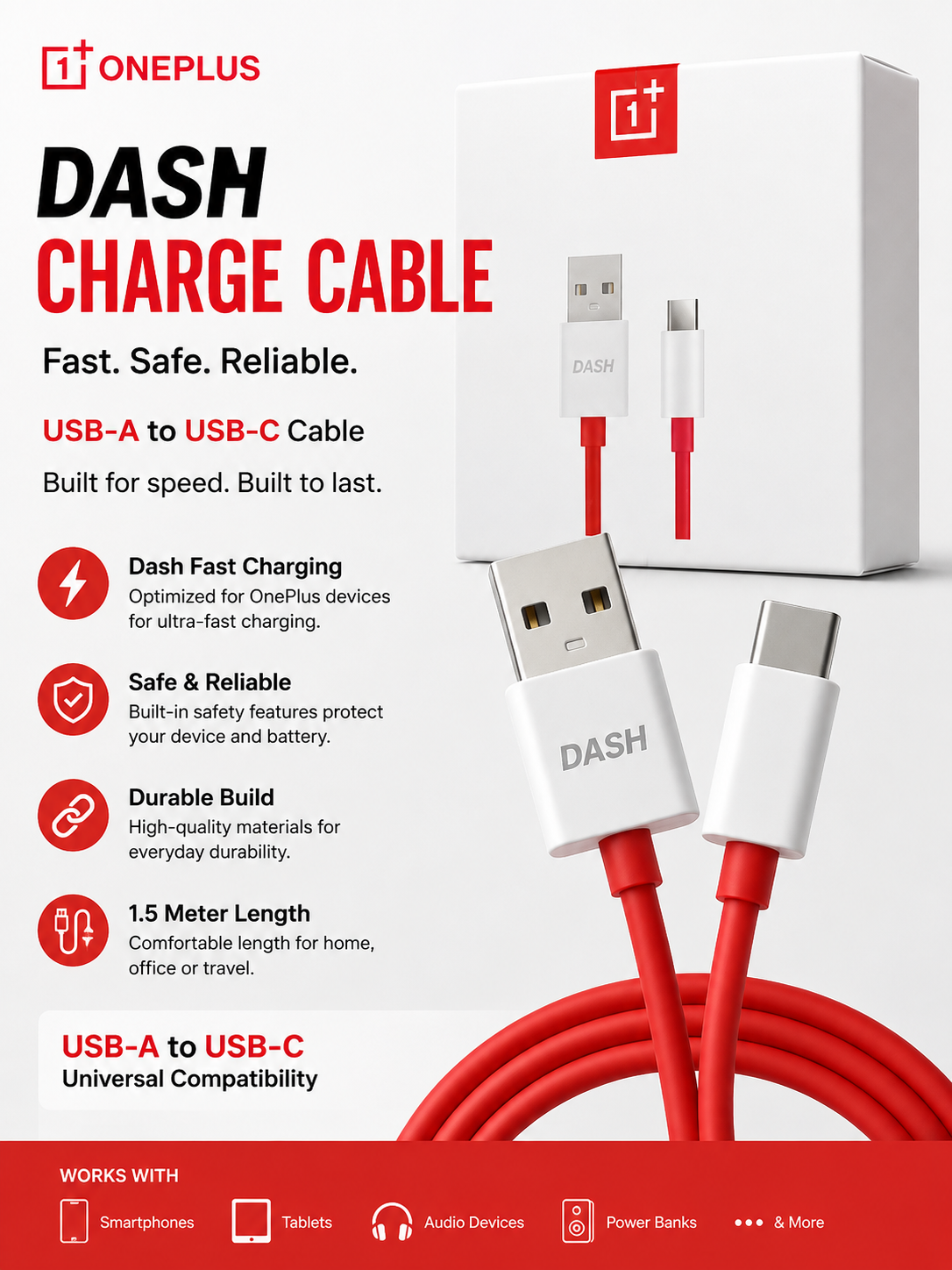 OnePlus Type C Cable – 1 Meter