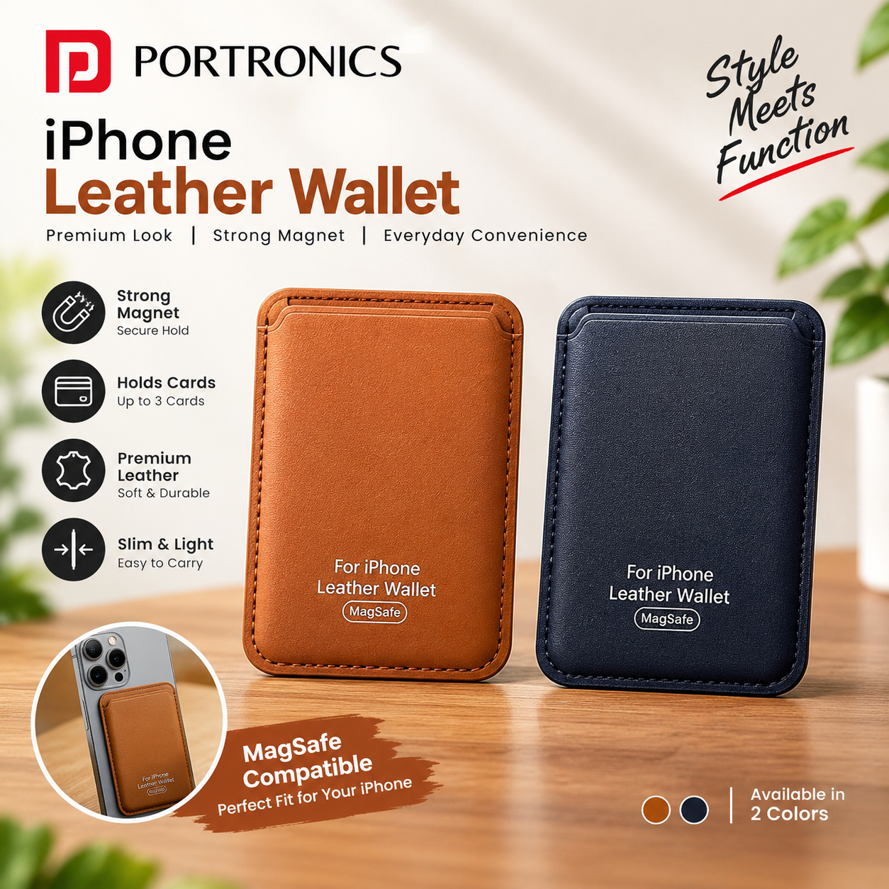 Leather Wallet – MagSafe Compatible